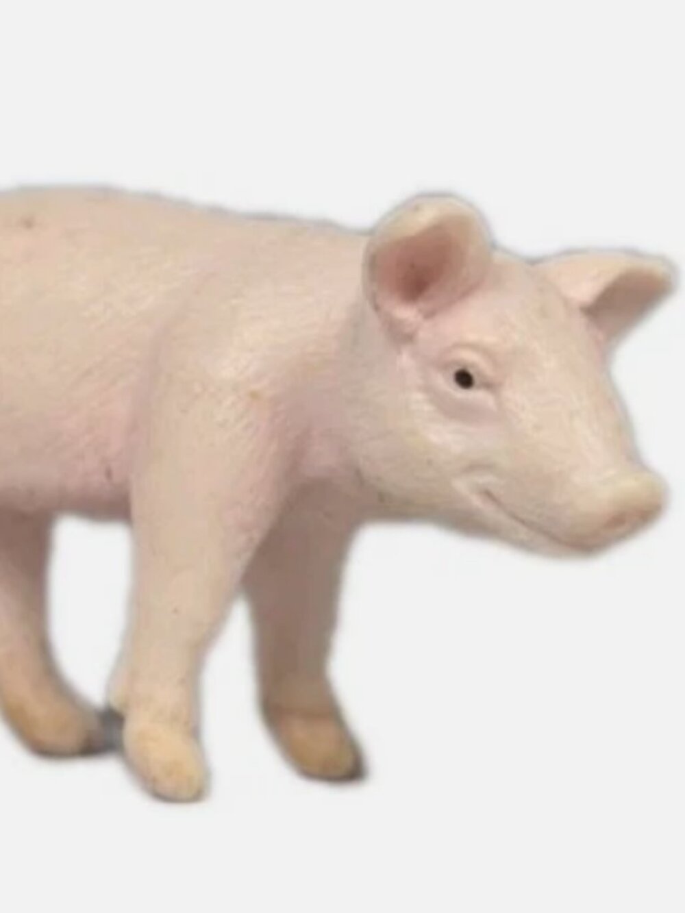 HTF Pink Pig 2007 Blip Toys Plastic Play Animal Figure Realistic Figurine